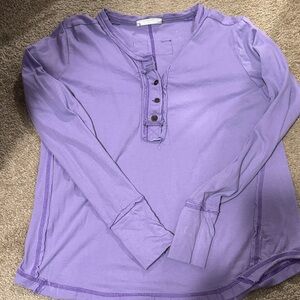 Zenana Outfitters Purple Long Sleeve Tee